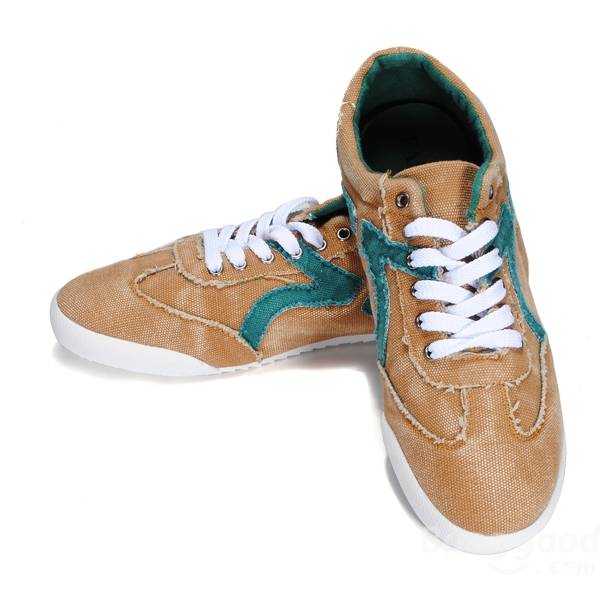 Occasionnels style britannique toile chaussures de sport pour hommes& 